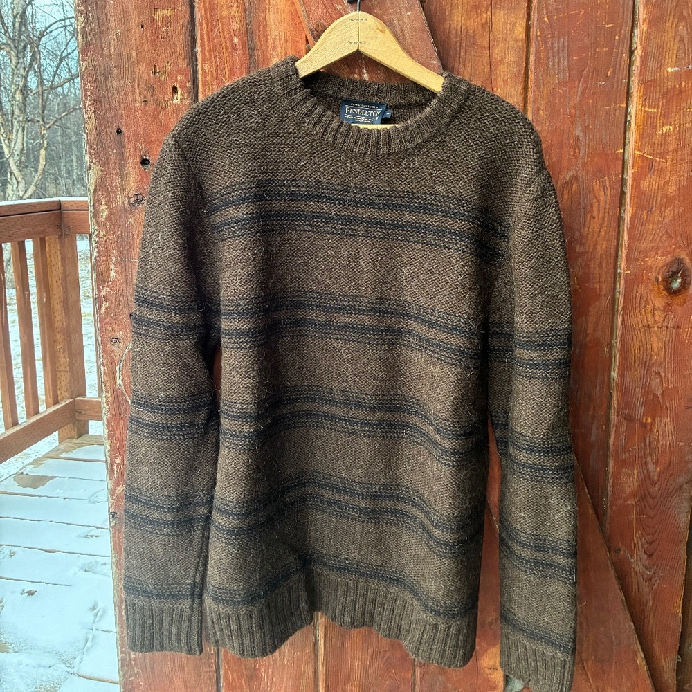 Men’s Pendleton sweater medium alpaca wool